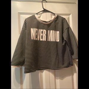 Rue 21 Cropped Sweatshirt